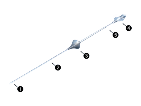 Injecteur utérin pour sonohystérographie