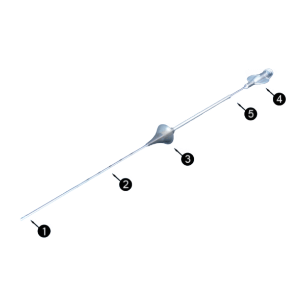 Injecteur utérin pour sonohystérographie